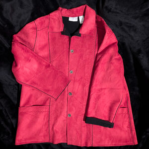 SOLD Alfred Dunner Red Women's Jacket Size 16